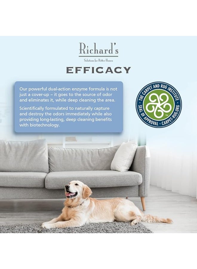 سينرجي لابس  سينرجي لاب ريتشارد اورجانيك مزيل بقع السجاد والأثاث ومعطر منظف قوي للبقع والروائح، 946 مل من فارماسي - Image 5